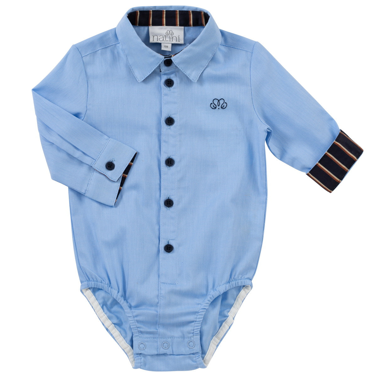 Bodyshirt Caspar Stripes - Bleu