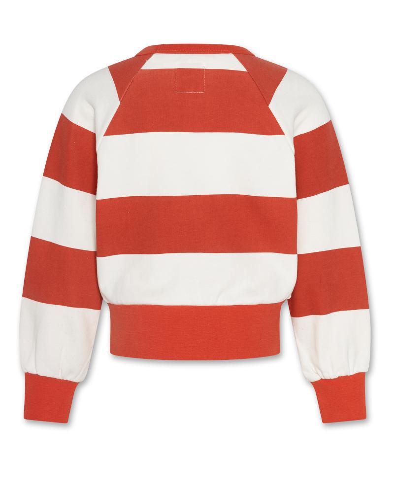 Aya Sweater Big Stripes - Red