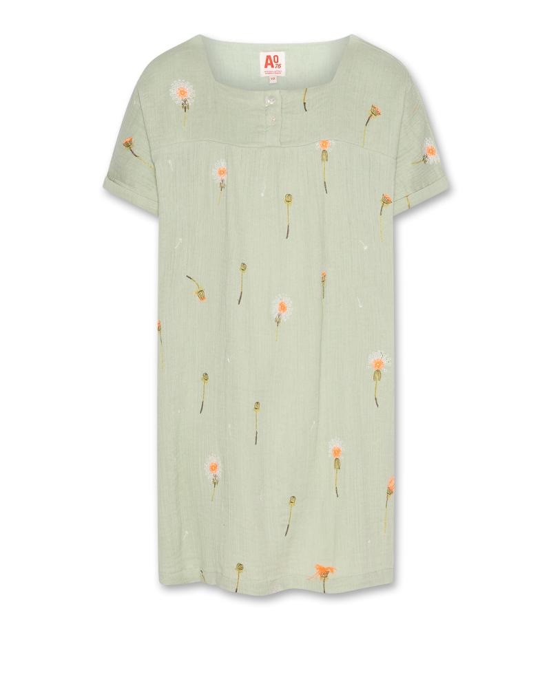 Fanta Dandelion Dress - Quiet Green