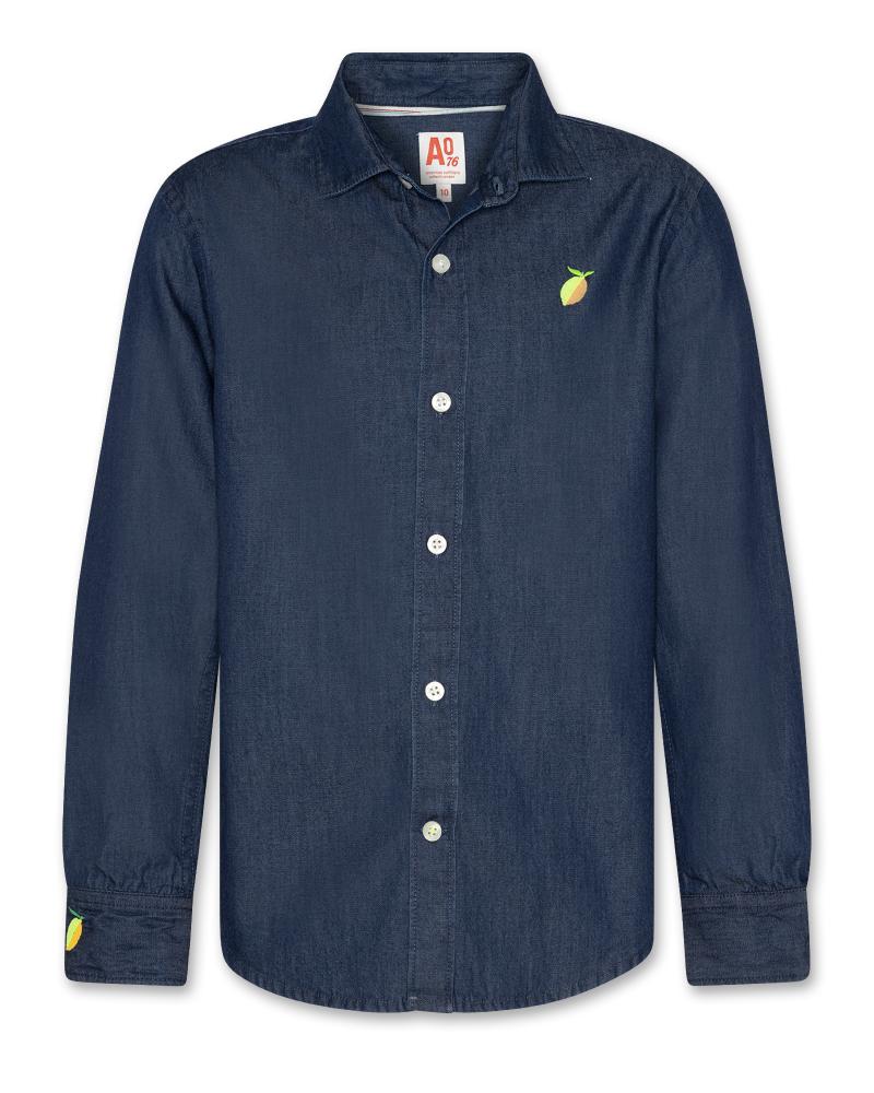 Alan Jeans Shirt Lemon - Wash Medium