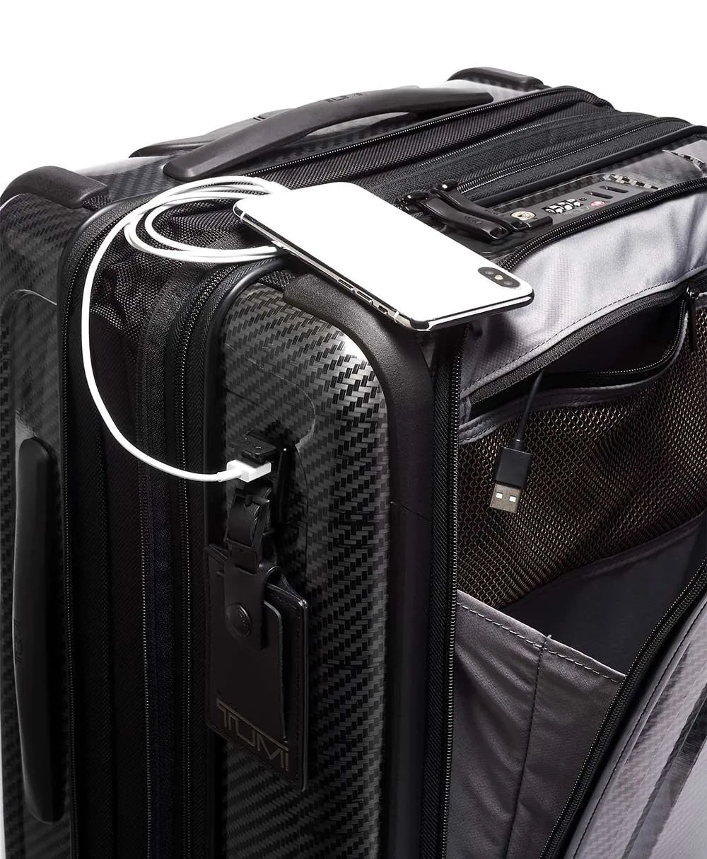 Continental Expandable 4 Wheeled Carry On - Black