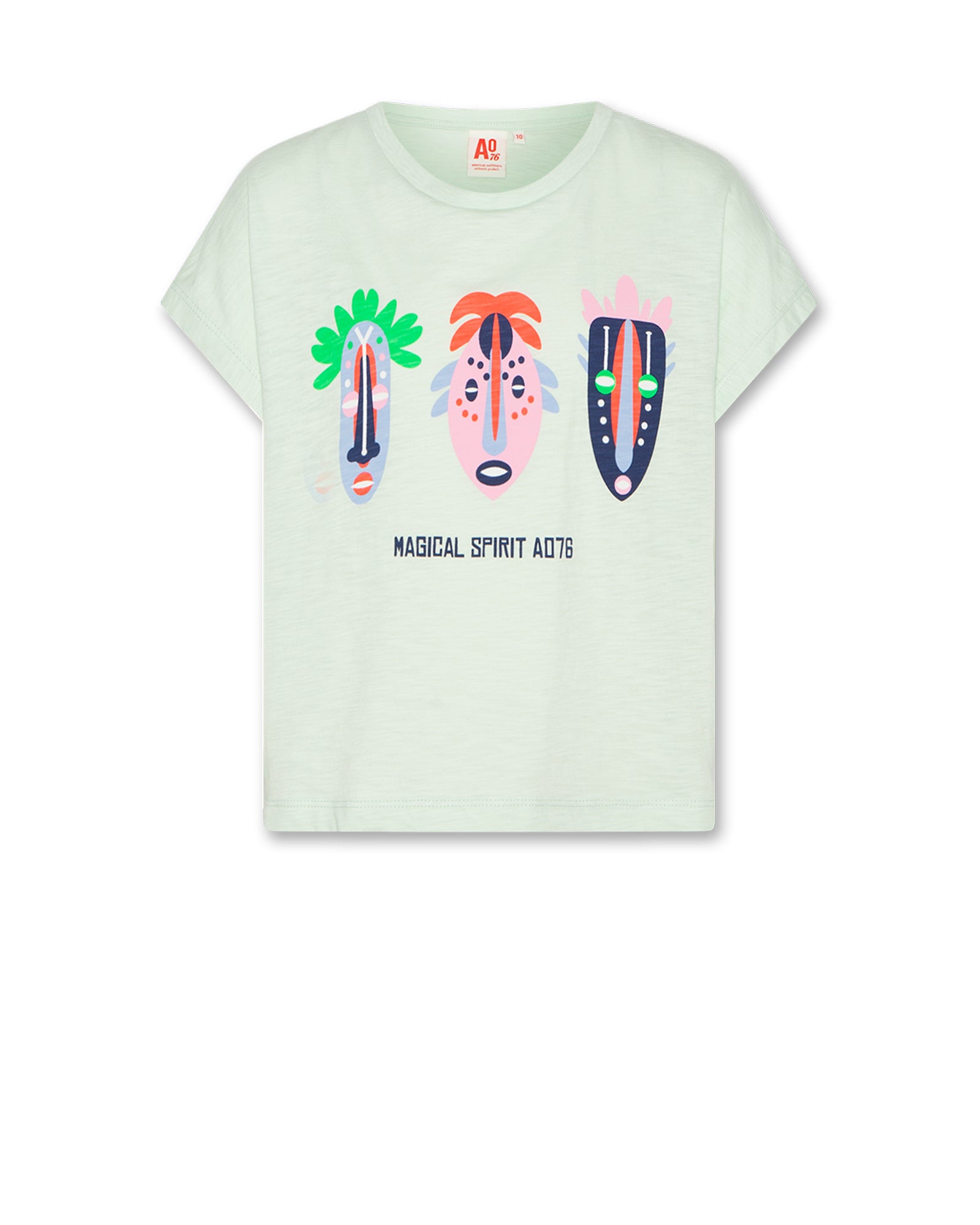 Bo T-Shirt Mask Front - Light Green