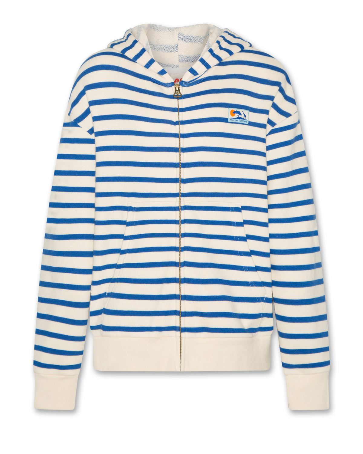 Eldo Hoodie Chobe Stripe - Bright Blue