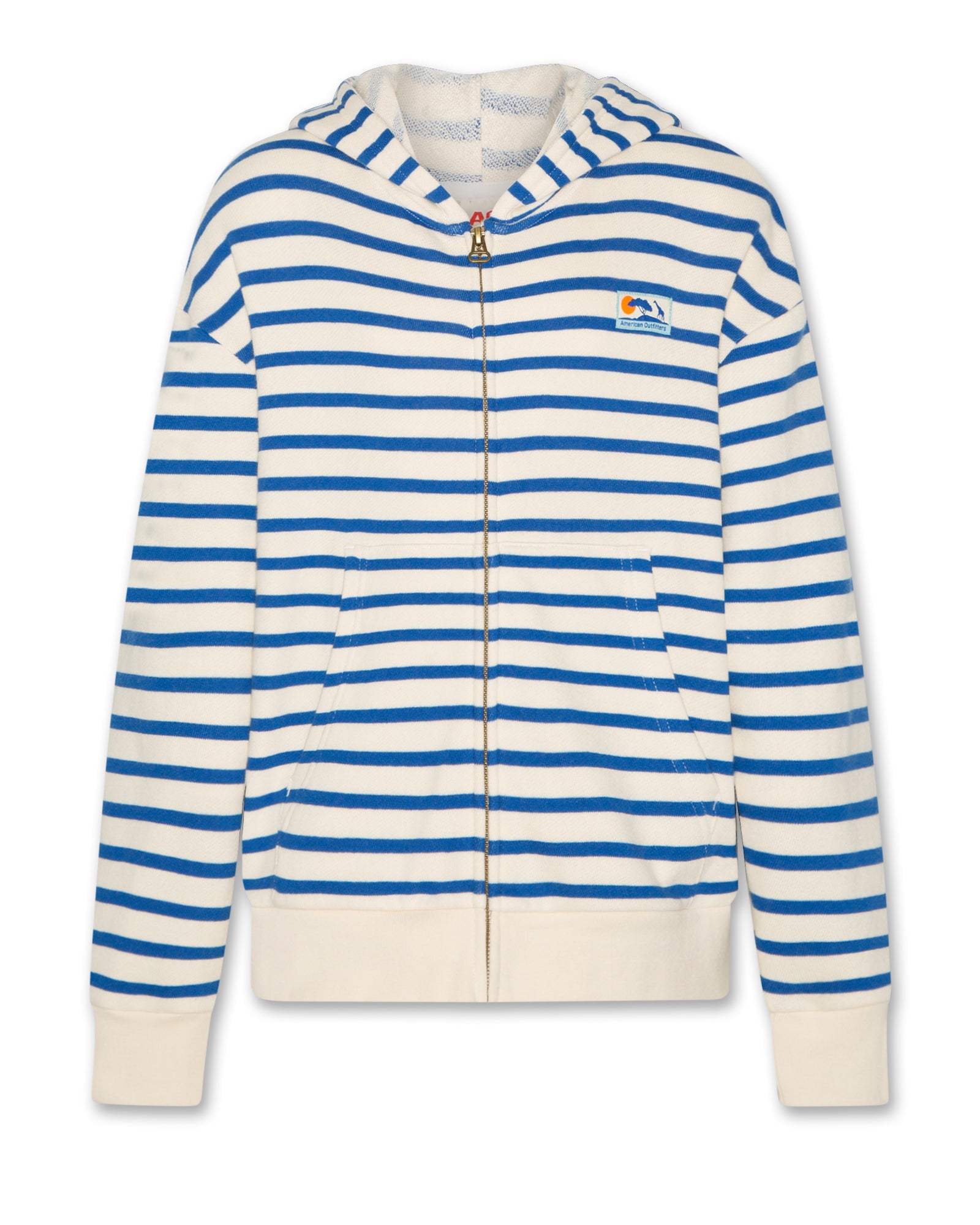Eldo Hoodie Chobe Stripe - Bright Blue