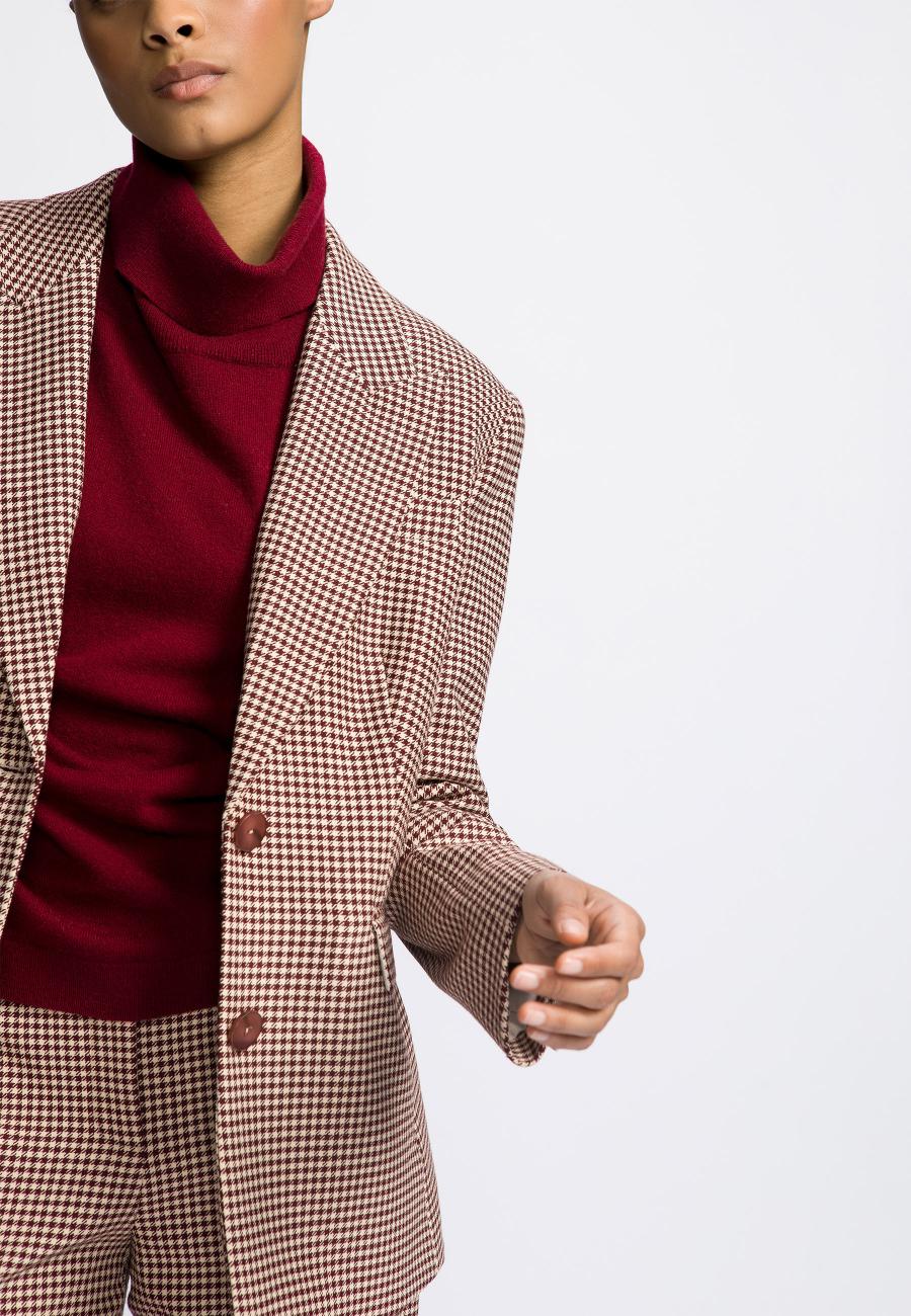 Briget - Blazer - Port Wine - W