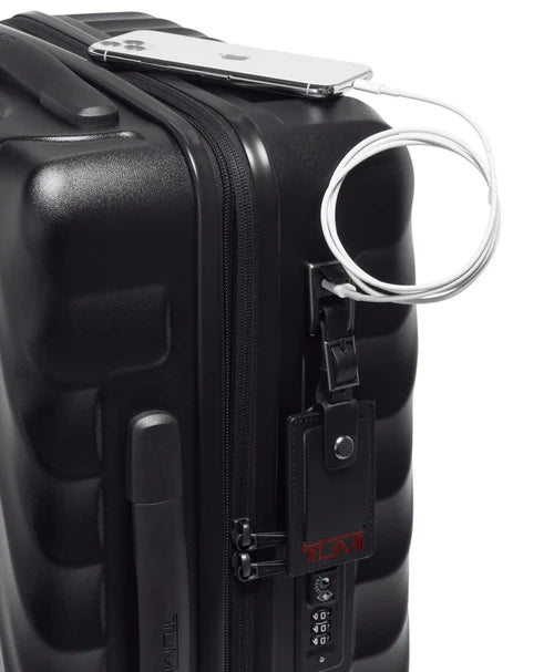 19 Degree - International Expandable 4 Wheeled Carry-On - Texture Black