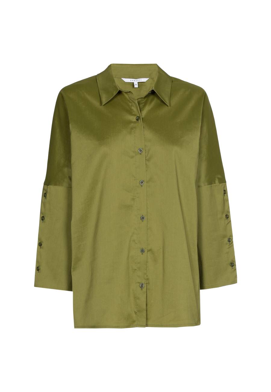 Blouse - Hatan - Basil Gree