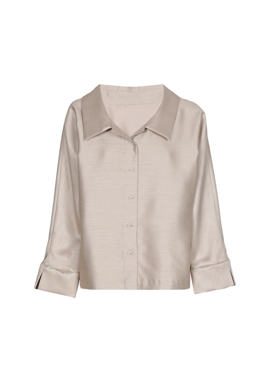 Blouse - Hubje - Oyster