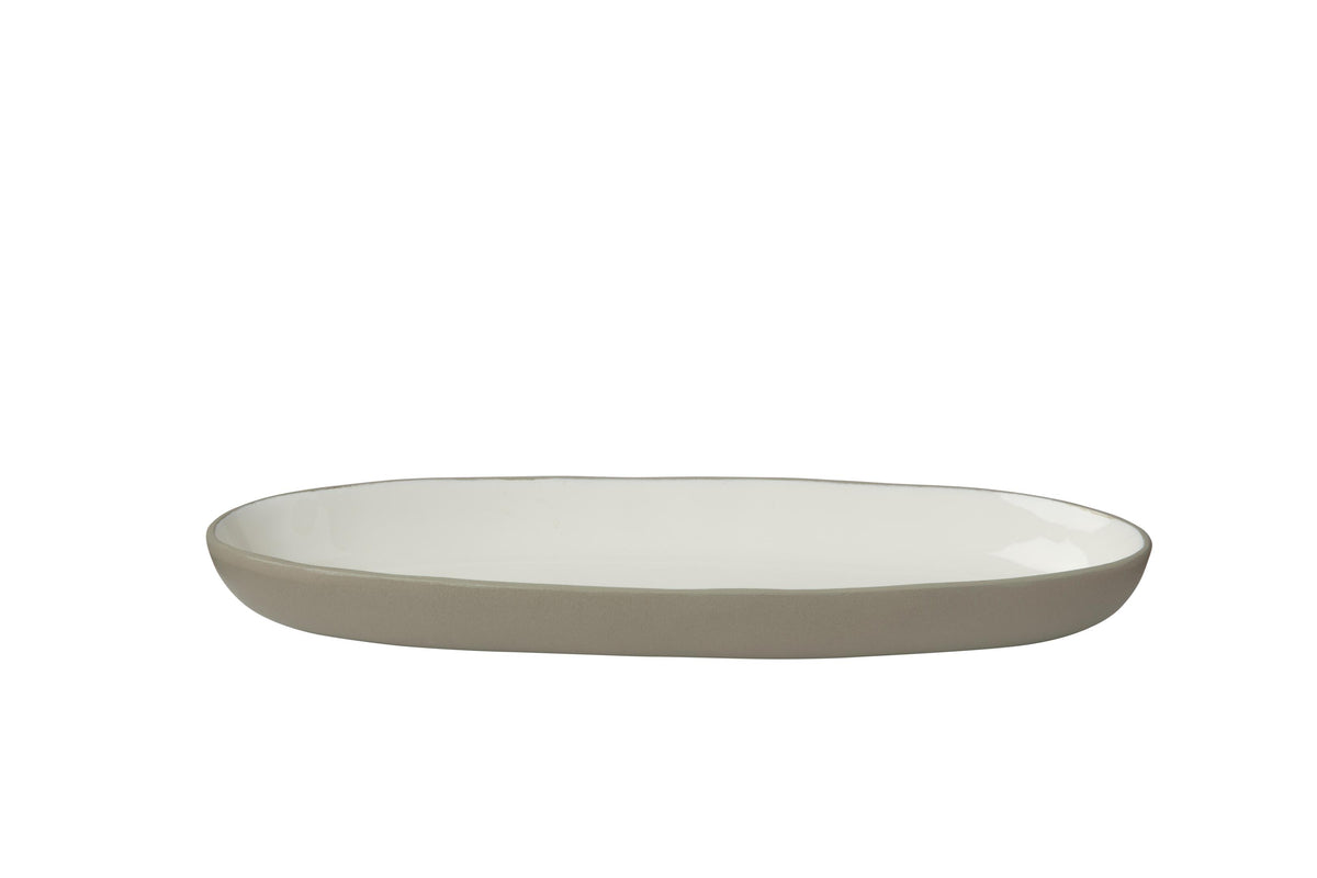 Easton Oval Dish, Dove