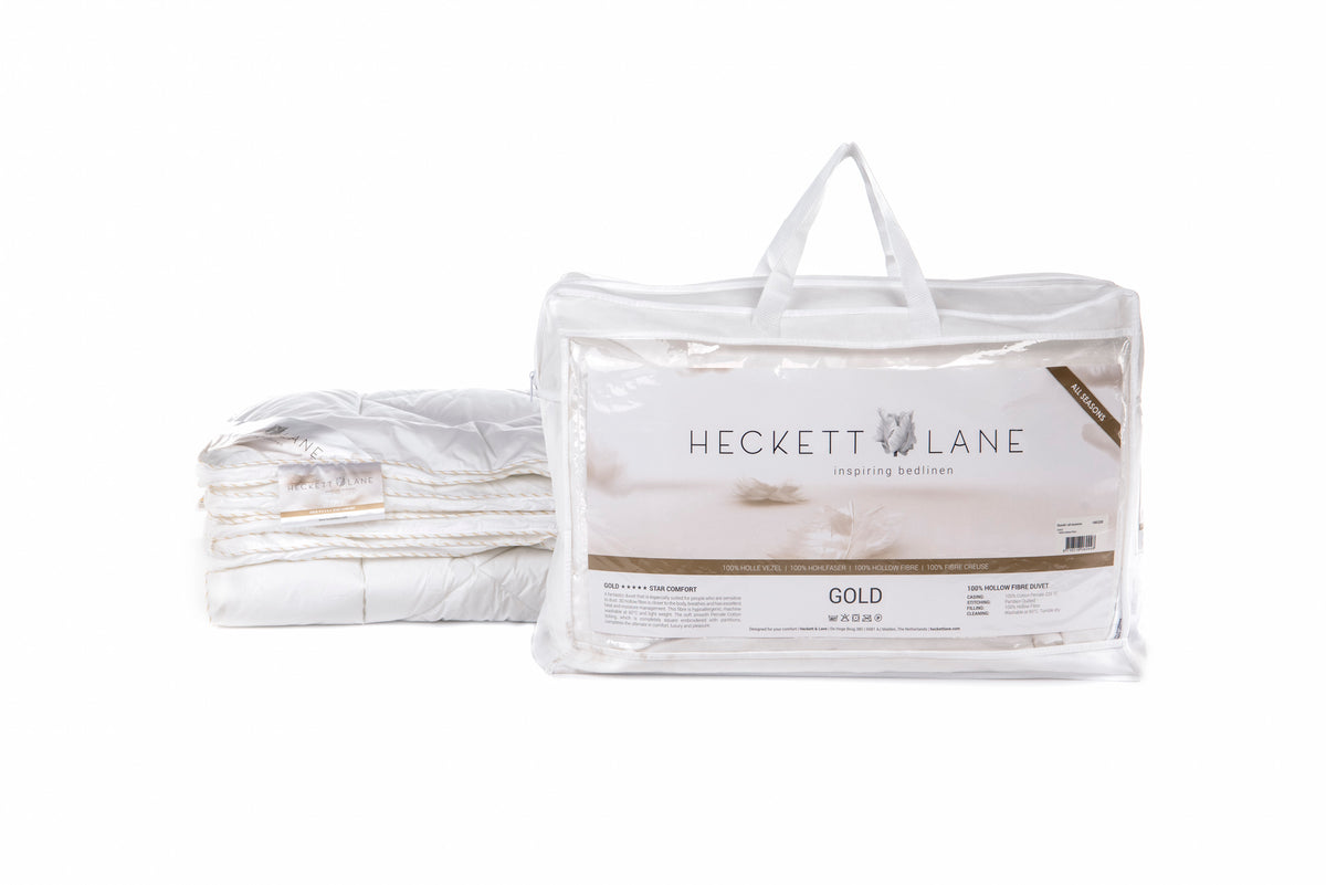 Heckettlane - Couette - Gold Enkel - White