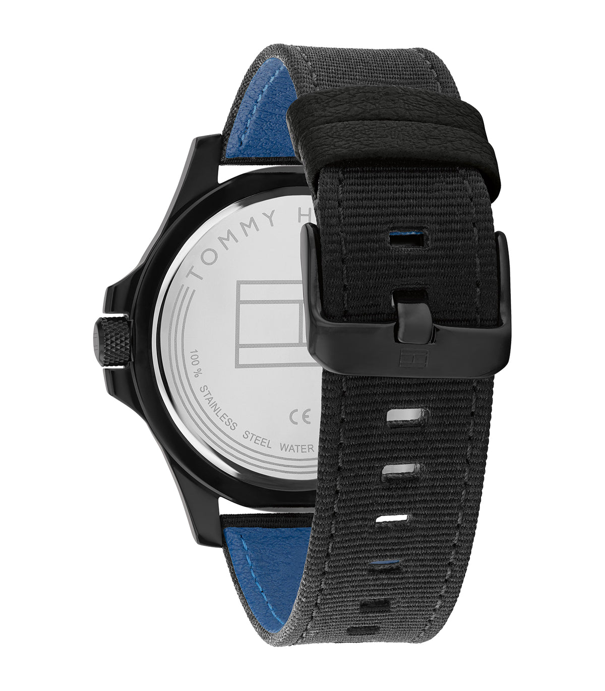 Tommy Hilfiger - Casual - Homme - Bracelet Noir - Cadran Noir - Boitier Noir