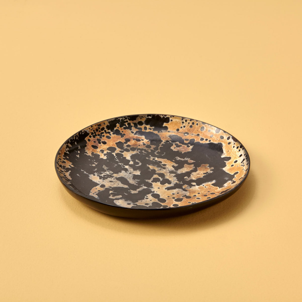 Assiette en corne Splatter, petite