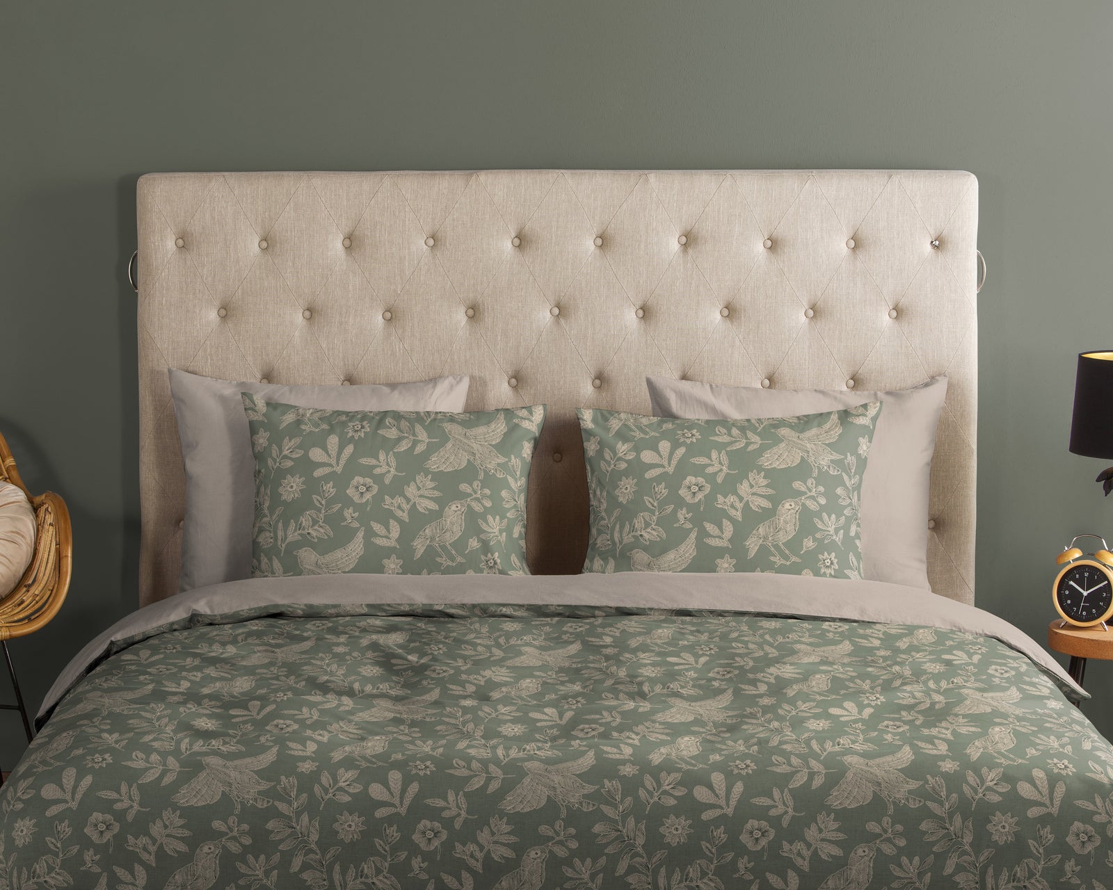 Good Morning - Housse de couette - Odette - Green
