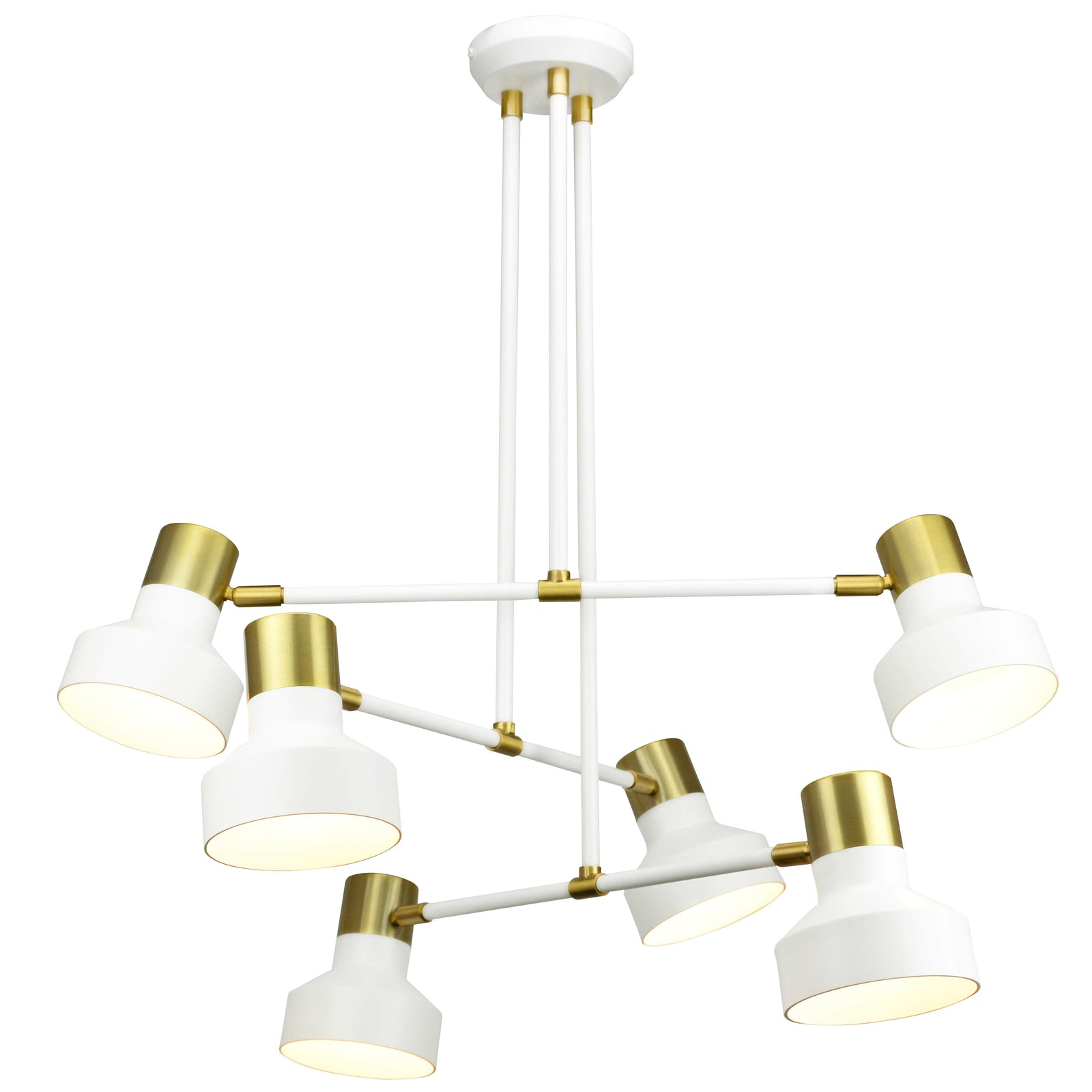 Dorothy 06 - Plafonnier - Blanc/Doré