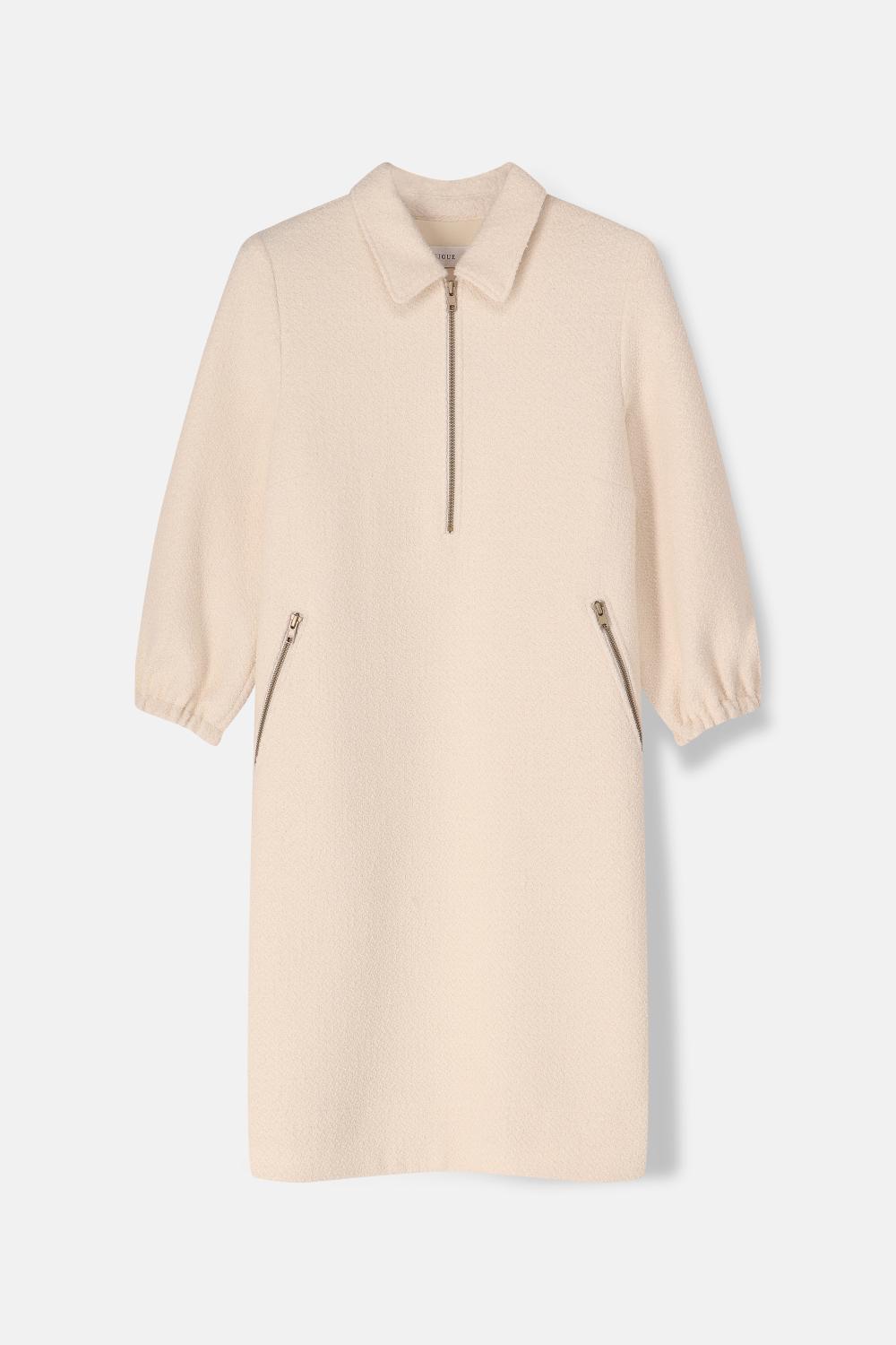 Robe - Krizia Slit 626 - Écru