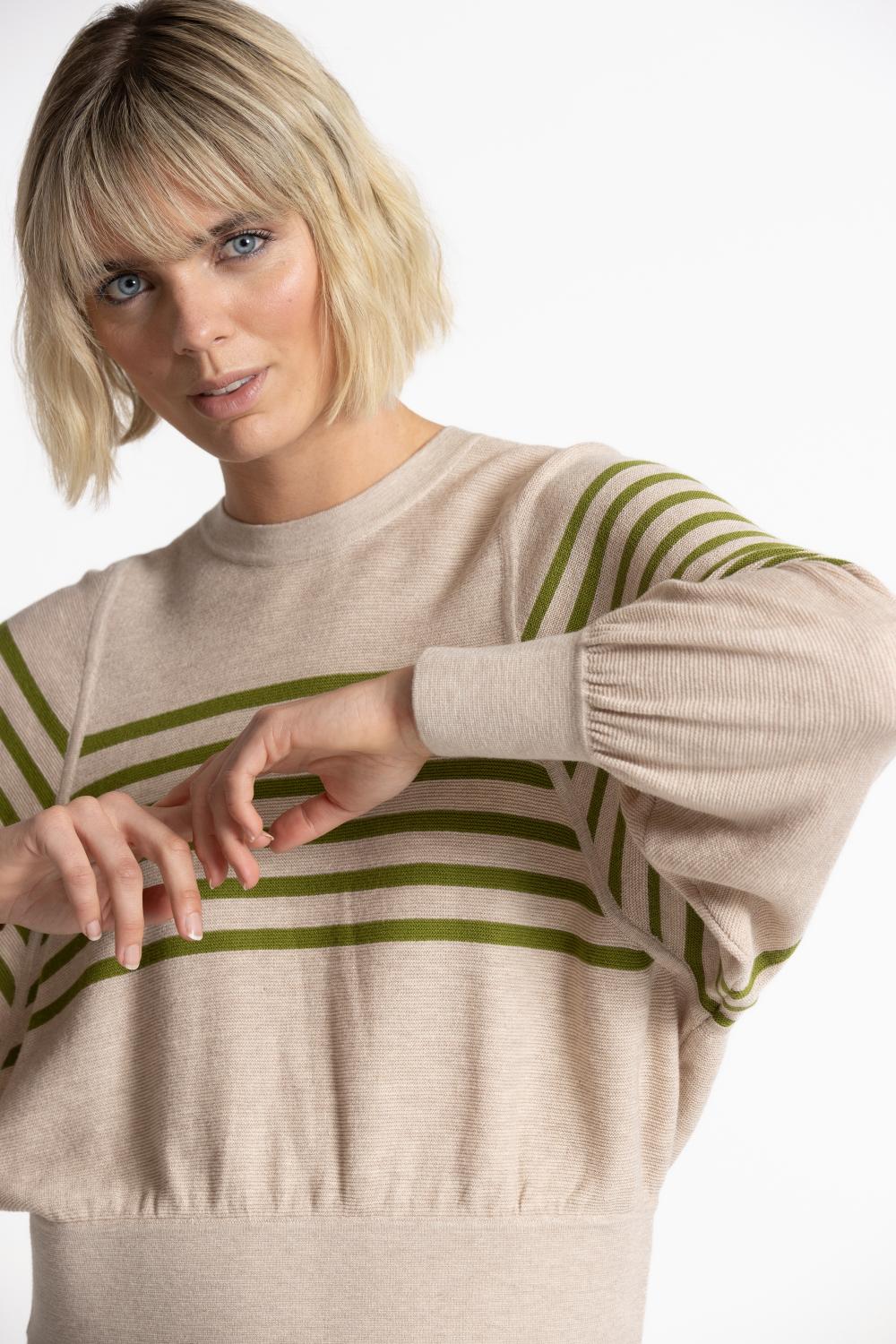 Pull - Levian Striped Venu 821 - Beige