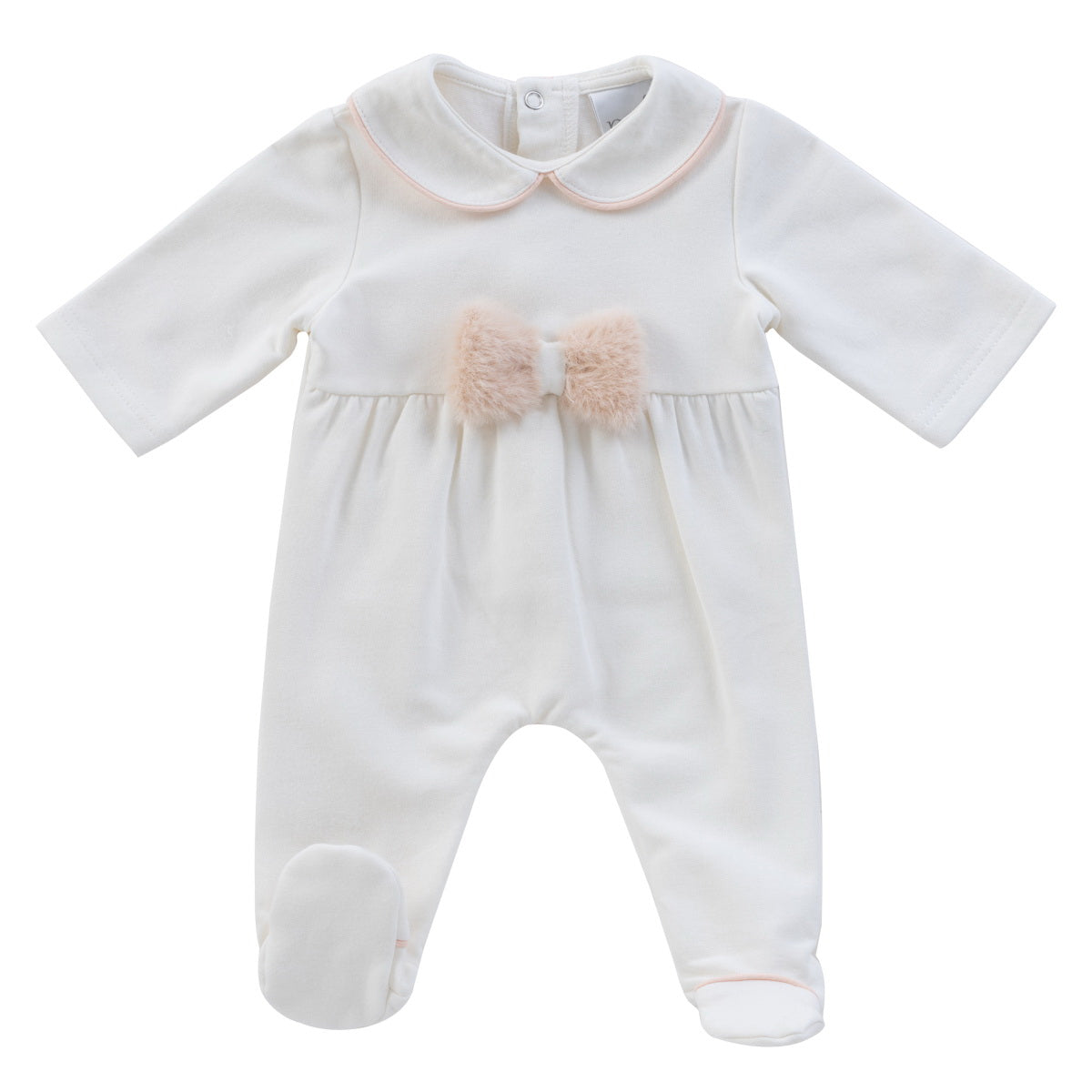 Babygrow Bow - Blanc Cassé