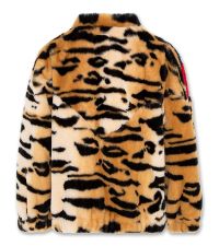 Mock Neck Simba Fur - Sepia - W