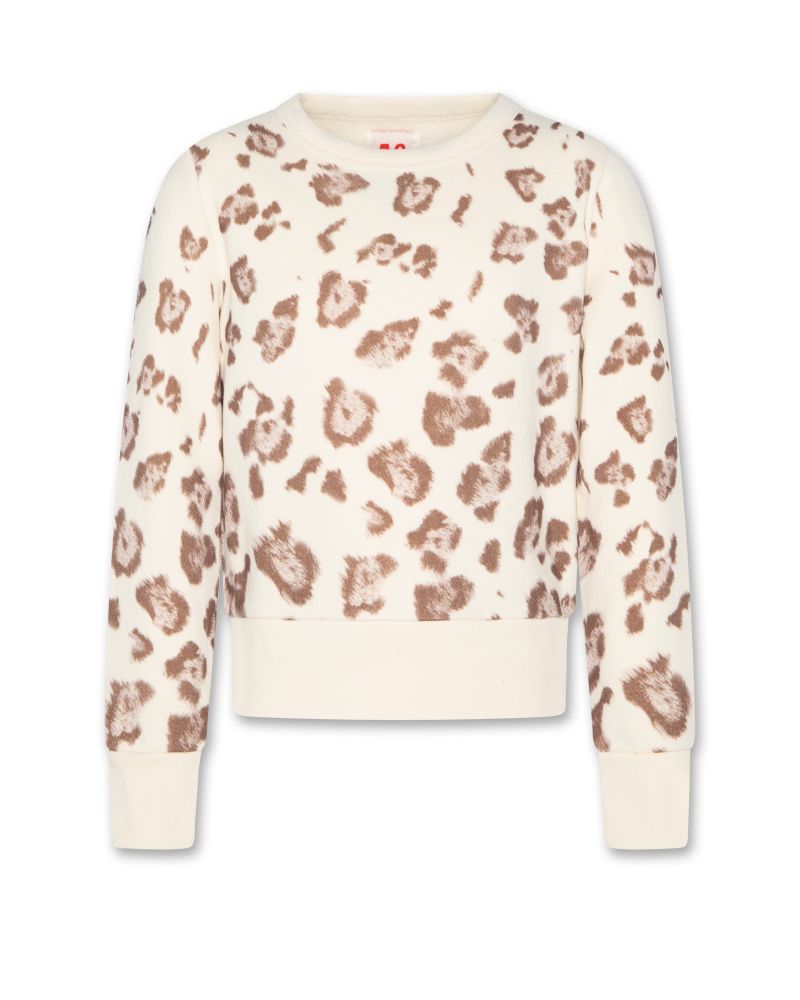 Girls - Sweaters - Lana Sweater Cheetah - Natural - W