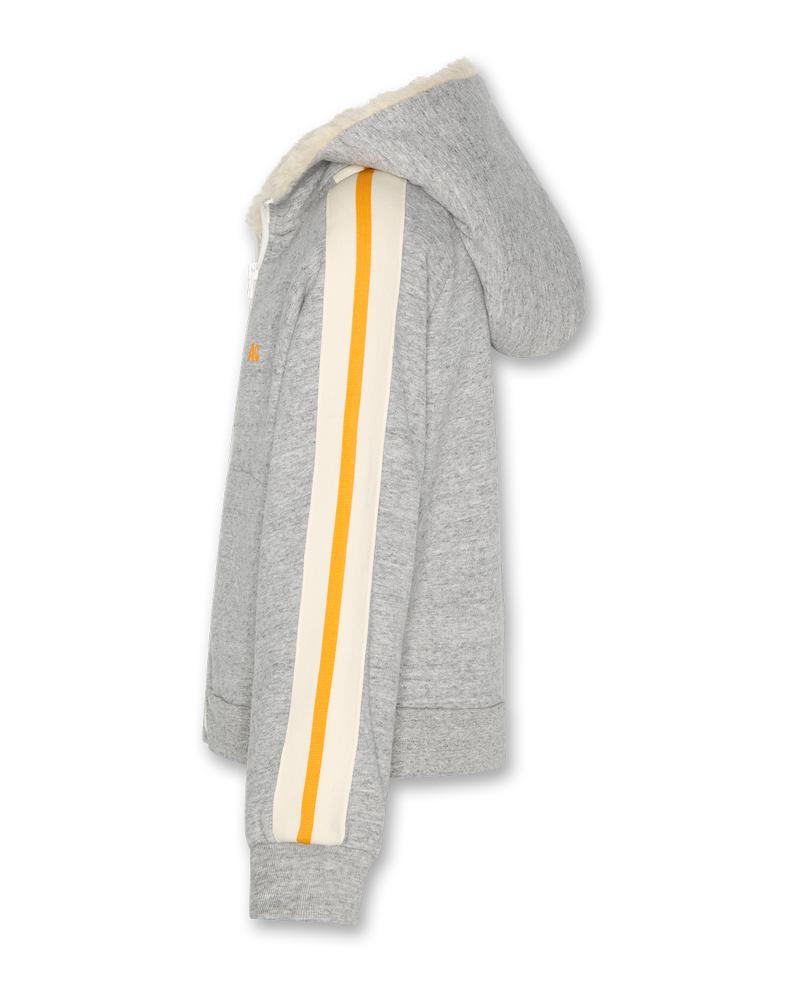 Luna Hoody Zip Sweater Logo - Oxford