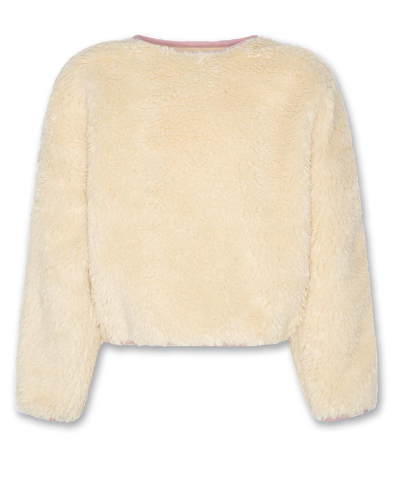 Liv Fur Sweater - Dark Natural