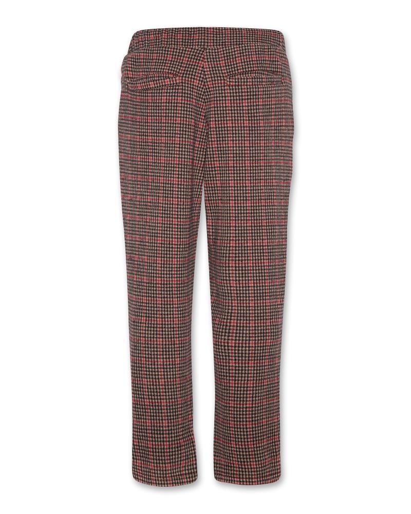 Oliver Check Pants - Brown