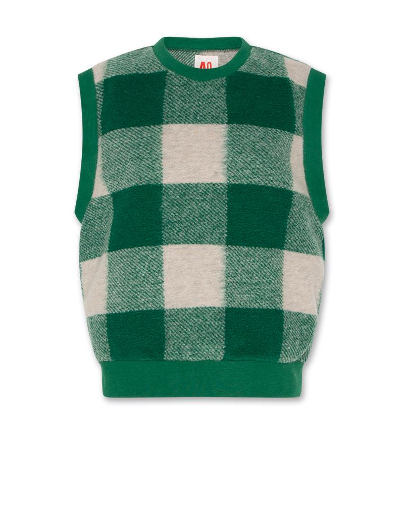 Fey Check Sleeveless - Green