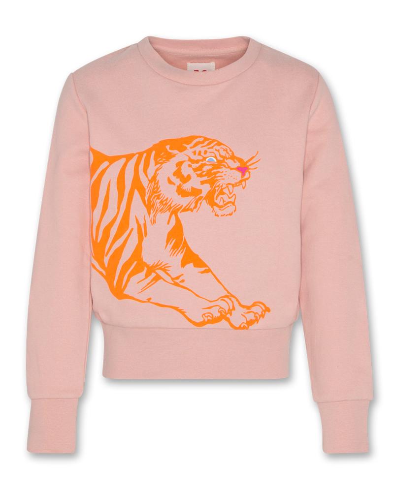 Lana C-Neck Sweater Tiger - Dusty Pink