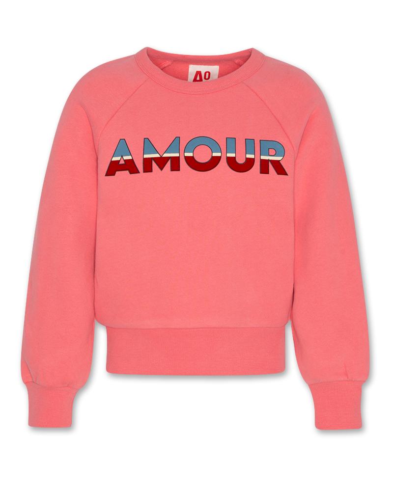 Aya Raglan Sweater Amour - Rose