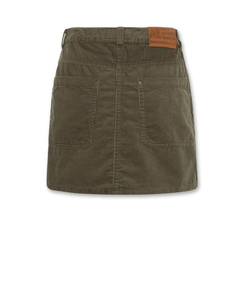Gianna Cord Skirt - Forest