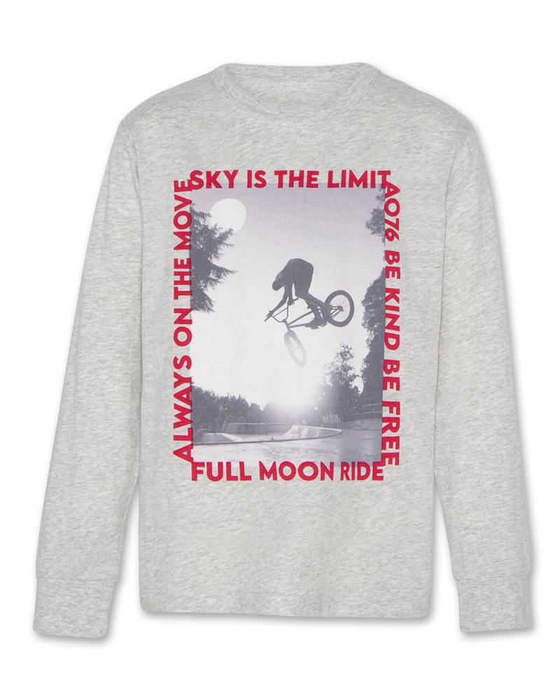 Lucas T-Shirt Moonlight - Light Oxford