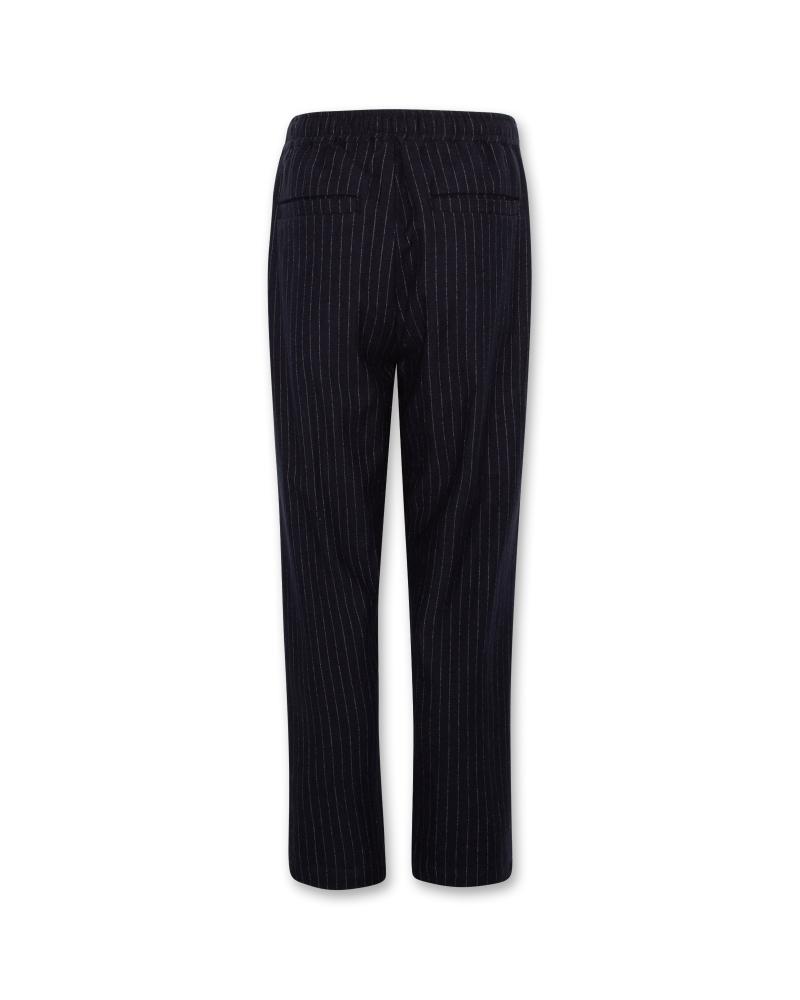 Ugo Striped Pants - Navy