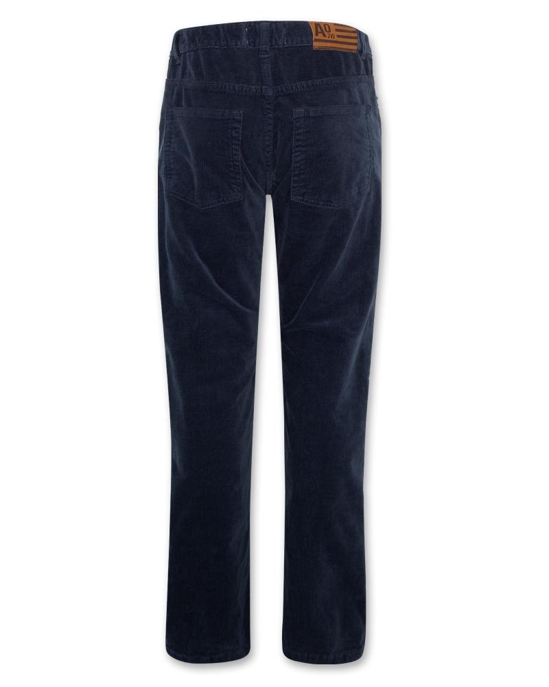 Adam 5-Pocket Cord Pants - Indigo
