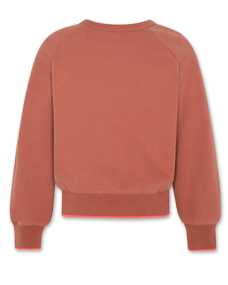 Aya Raglan Sweater Logo - Clay