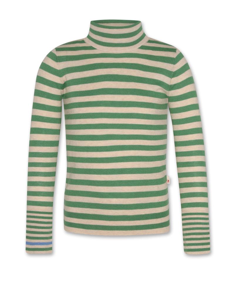 Vicky Turtle-Neck Stripe - Green