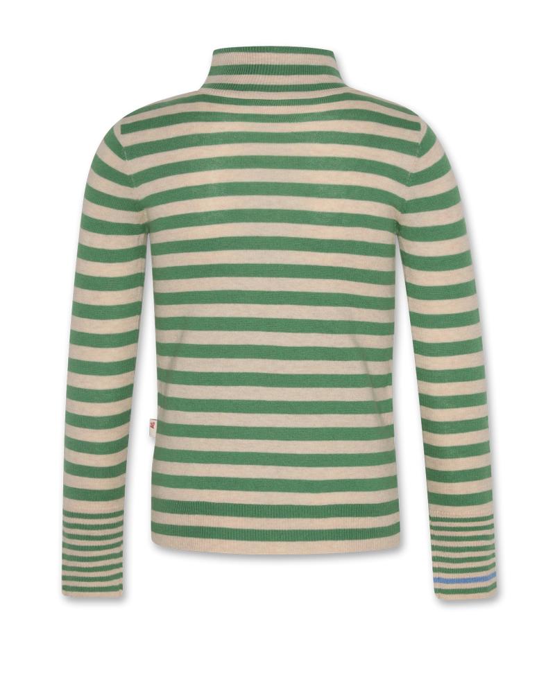 Vicky Turtle-Neck Stripe - Green