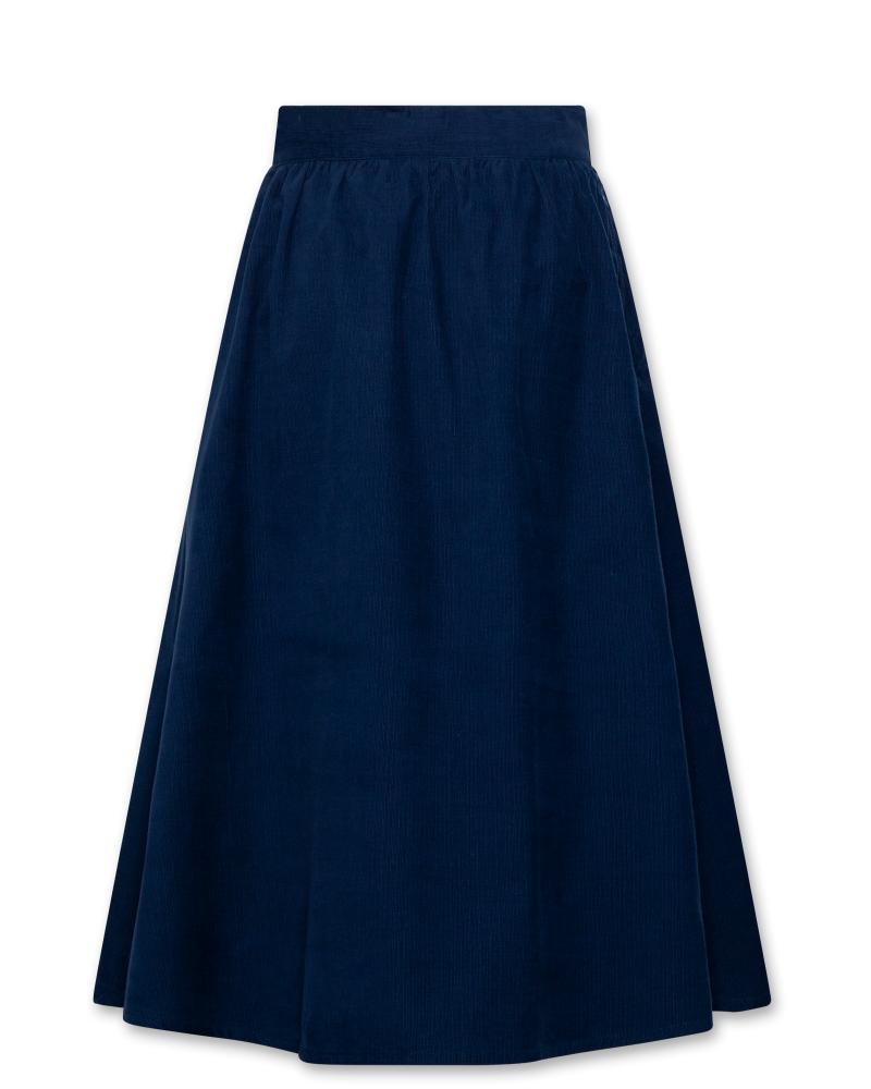 Jay Cord Skirt - Stone Blue