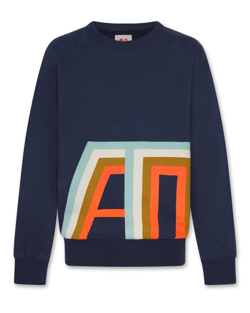 Tom Sweater Geo - Indigo