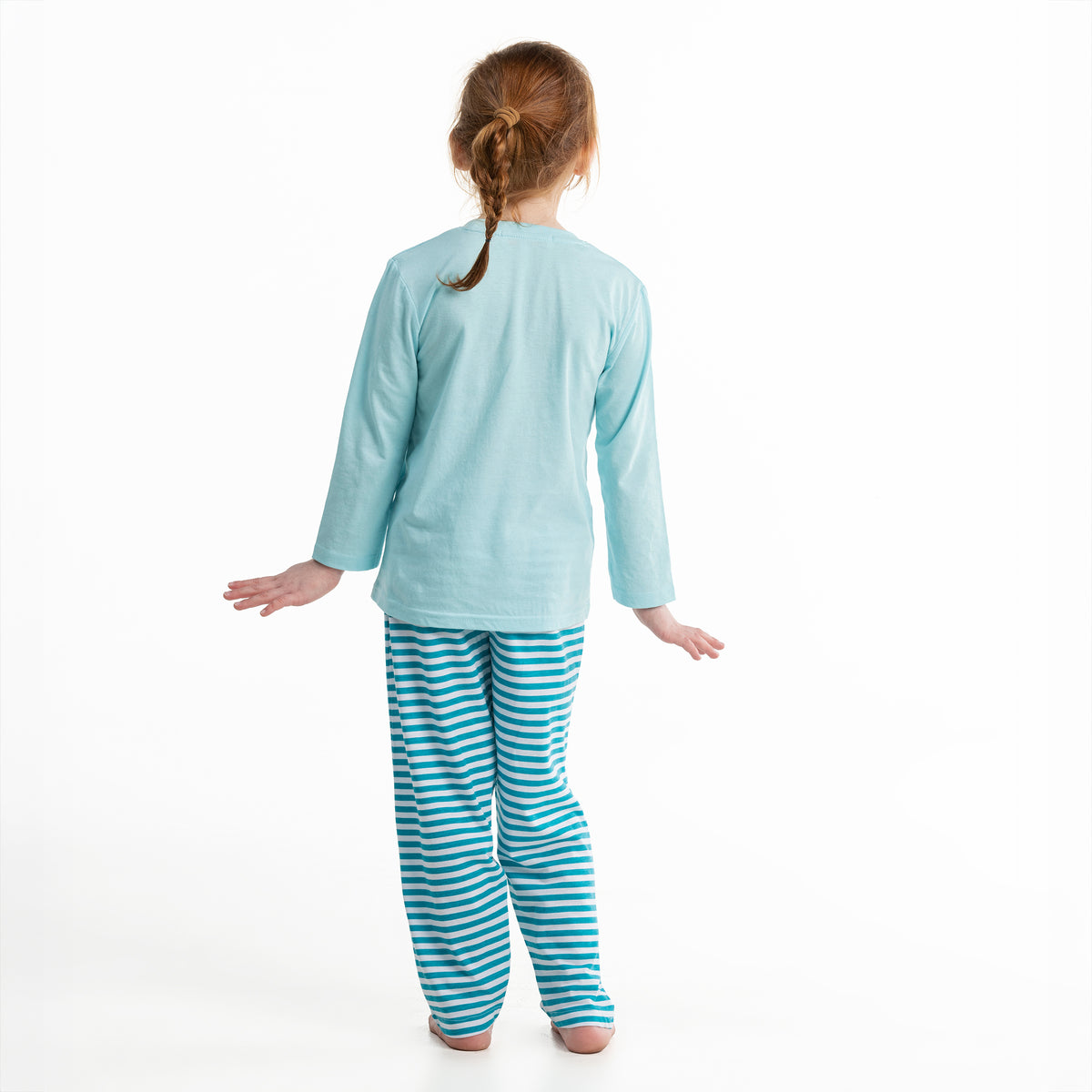 Pyjama long - Enfant mixte - Bleu Eau Claire