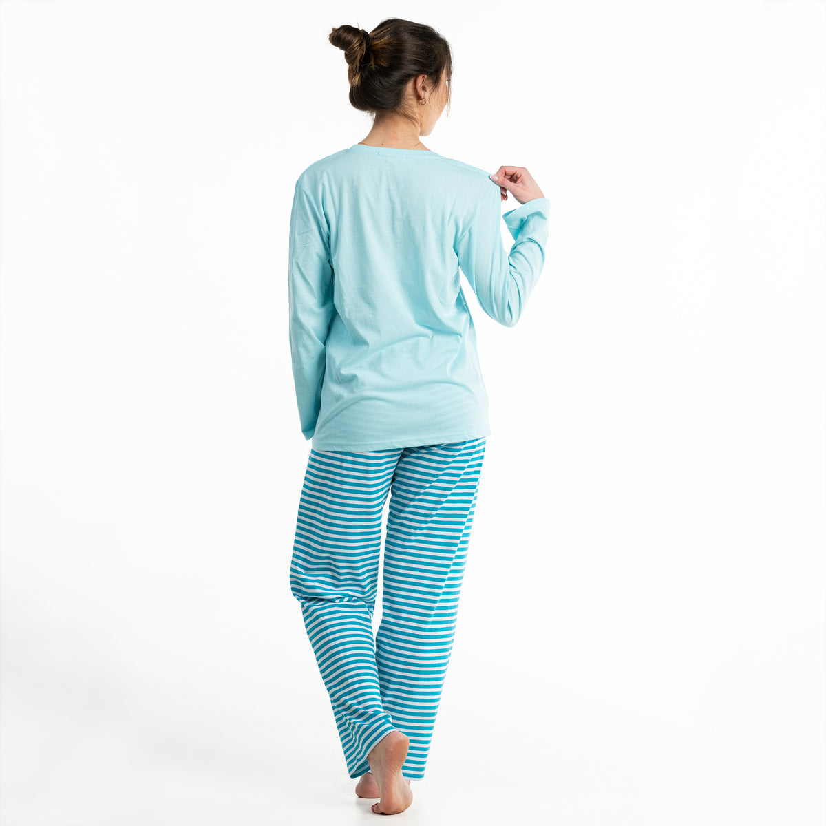 Pyjama Long - Femme - Bleu Eau Claire
