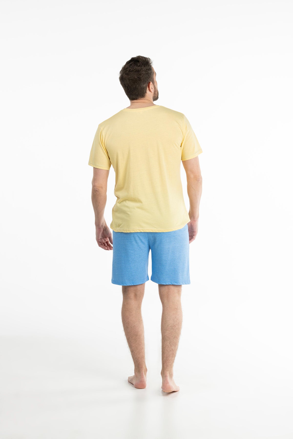 Short Pyjama - Homme - Jaune Sunlight