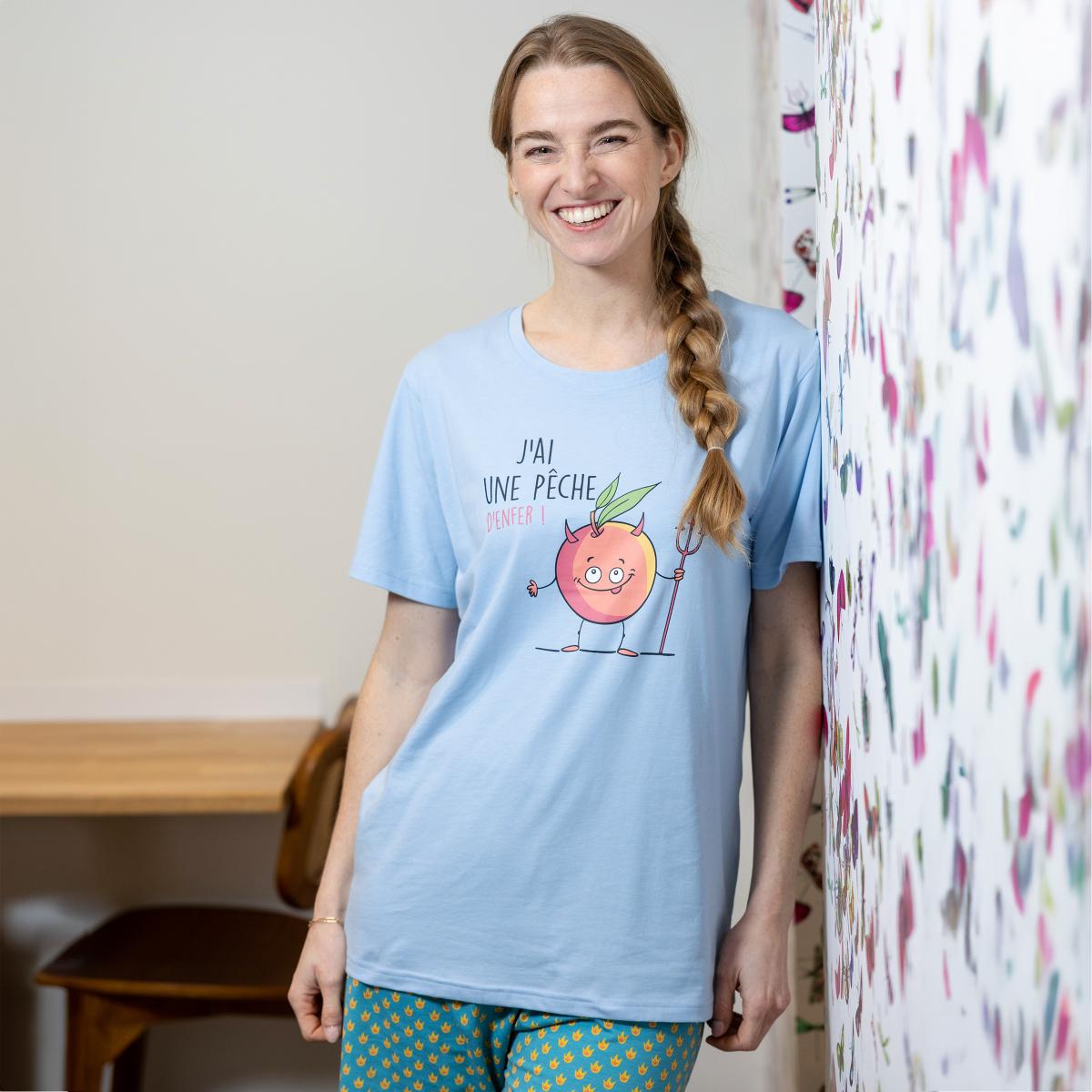 Short pyjama - Femme - Bleu clair