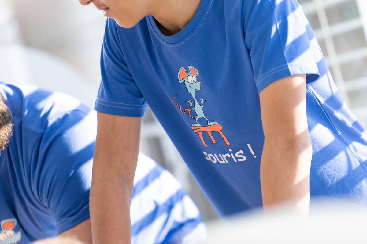 Short de pyjama - Enfant mixte - Bleu