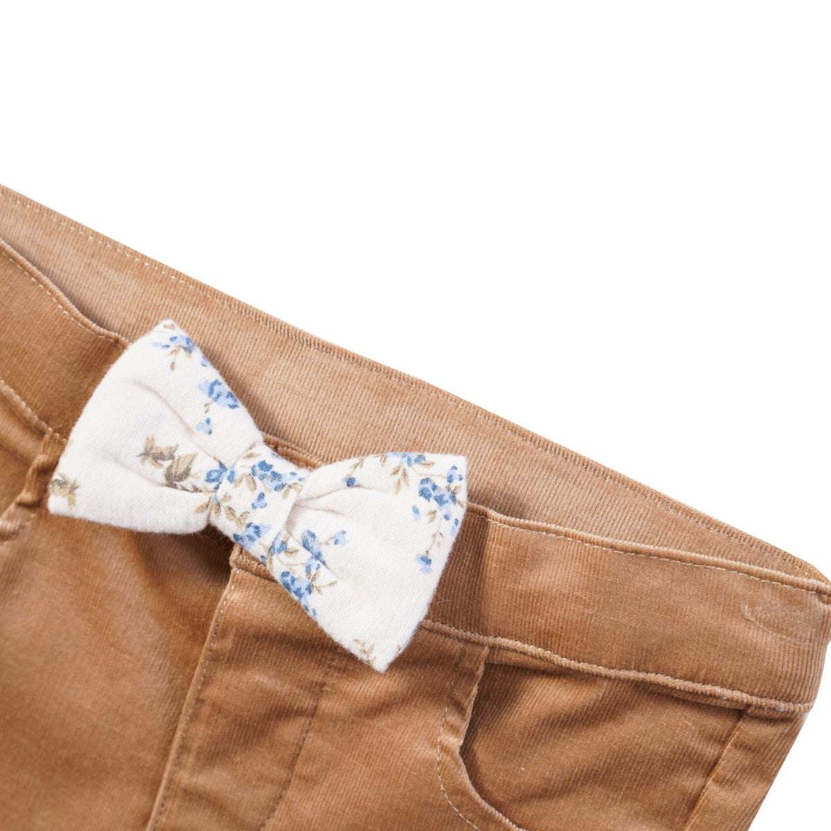 Pants Bow Flower - Beige