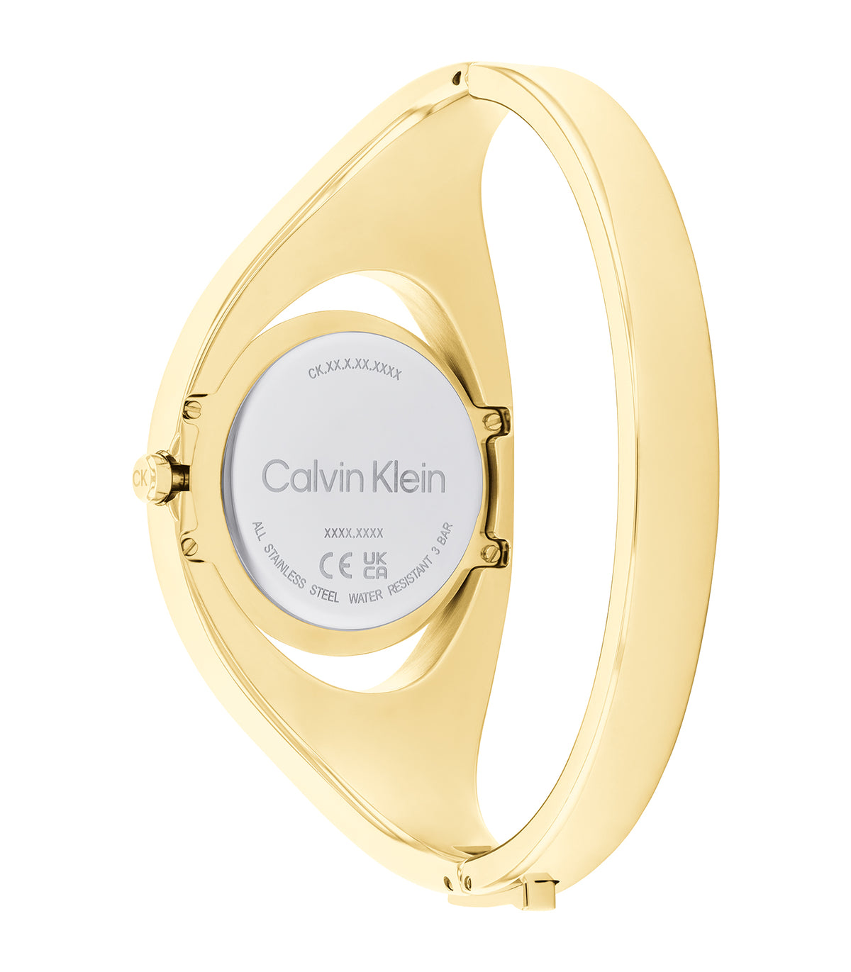 Calvin Klein - Sculptural - Femme - Bracelet Or Jaune-Boitier Or Jaune-Cadran Doré