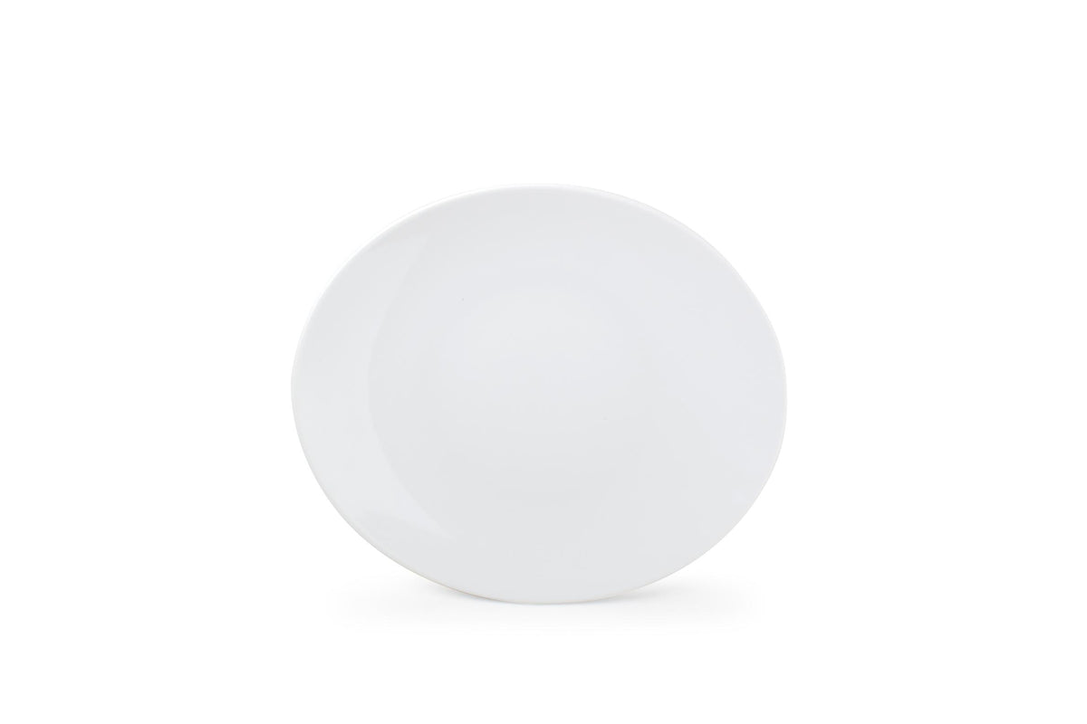 S&P - Appetite Assiette plate 30,5x26cm oval blanc Appetite - 1 SET - 4 pièces