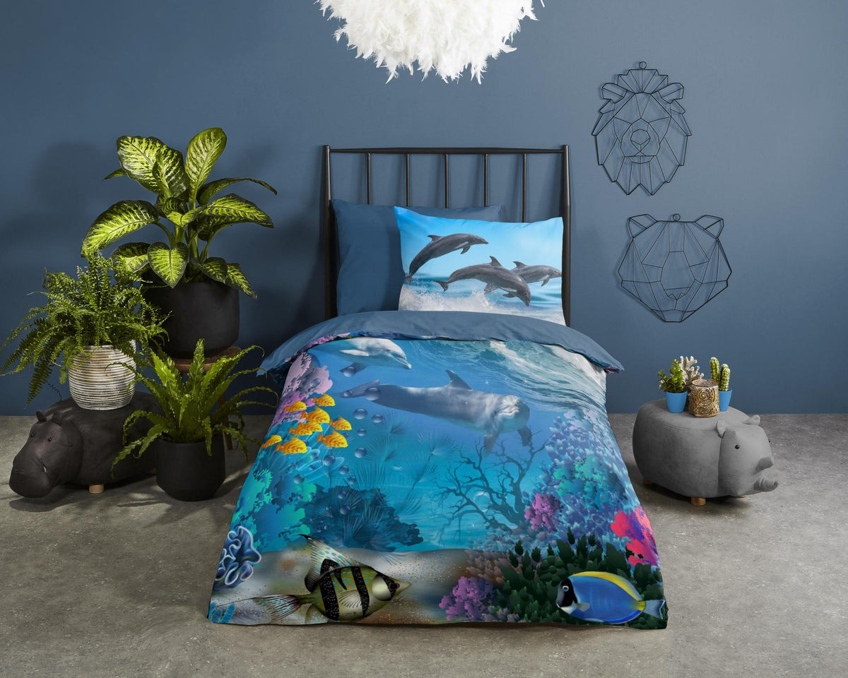 Good Morning - Housse De Couette - Andre - Blue