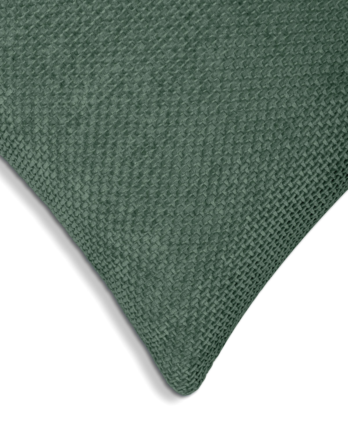 Heckettlane - Coussin Décoratif - Velours Panama - Calla Green