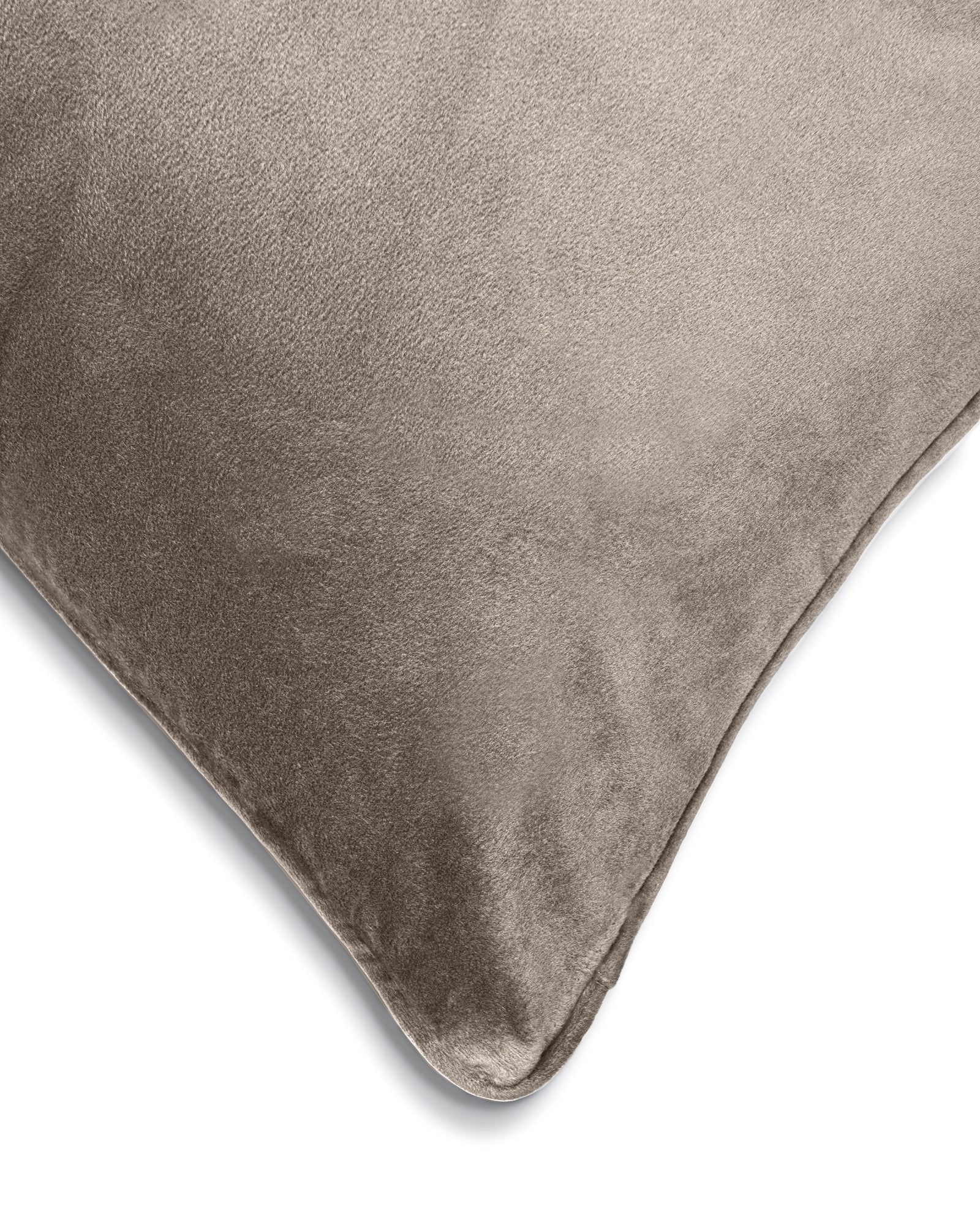 Heckettlane - Coussin Décoratif - Velours Original - Taupe