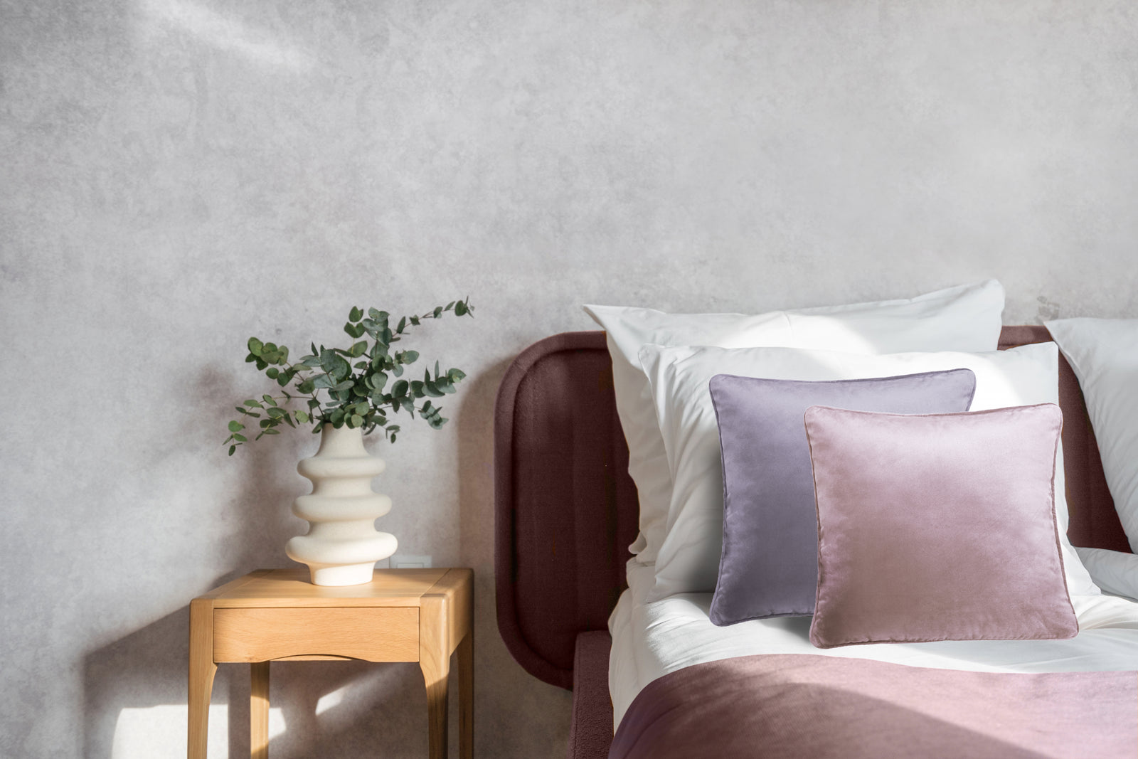 Heckettlane - Coussin Décoratif - Velours Original - Canyon Rose